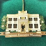 The Third Annual Ornament introduced in 2014, features a true historic Executive Mansion.