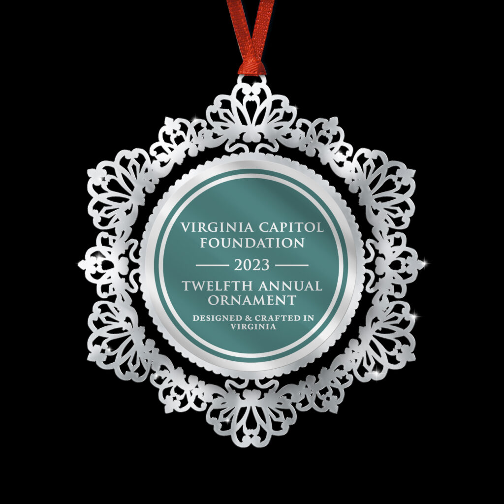 The 2023 Capitol Ornament, General Assembly Building – Limited Edition, (back)